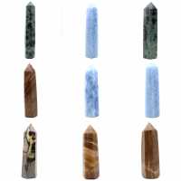 prisma di calcite blu