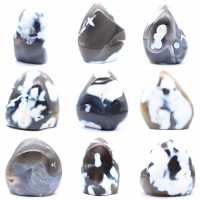 Roccia di agata lucidata