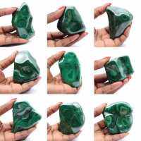 Blocco naturel di Malachite