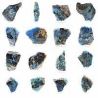 Fetta di Azurite Malachite per collezione di minerali