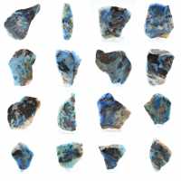 Fetta di Azurite Malachite per collezione di minerali