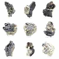 Pezzo da Collezione Sfalerite e Pirite Pezzo da Collezione Sfalerite e Pirite