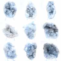 Geode di celestina blu Formazione naturale del Madagascar