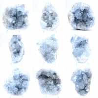 Geode di celestina blu Formazione naturale del Madagascar