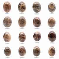 Pietra di Luna Nera - Uovo di Microclino 455 g