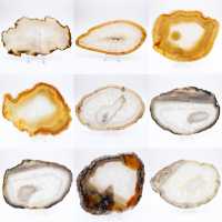 Fetta di agata brasiliana naturale