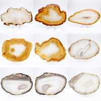Fetta di agata brasiliana naturale
