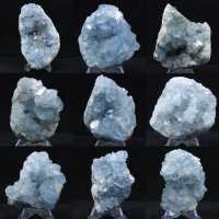Celestite del Madagascar - Formazione cristallina