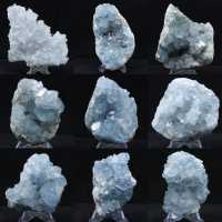 Celestite del Madagascar - Formazione cristallina