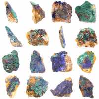 Minerale grezzo Azzurrite Malachite