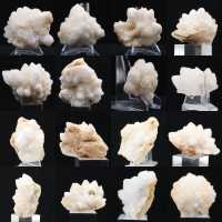 Quarzo marocchino a forma di fiore con cristalli ben definiti