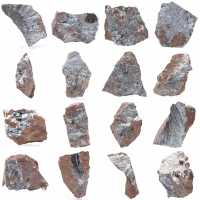 Pirolusite, esemplare autentico su matrice