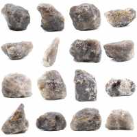 Quarzo fumé grezzo del Madagascar