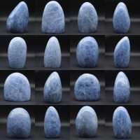 Roccia di calcite blu naturale