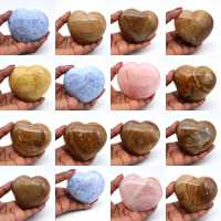 Cuore di calcite blu