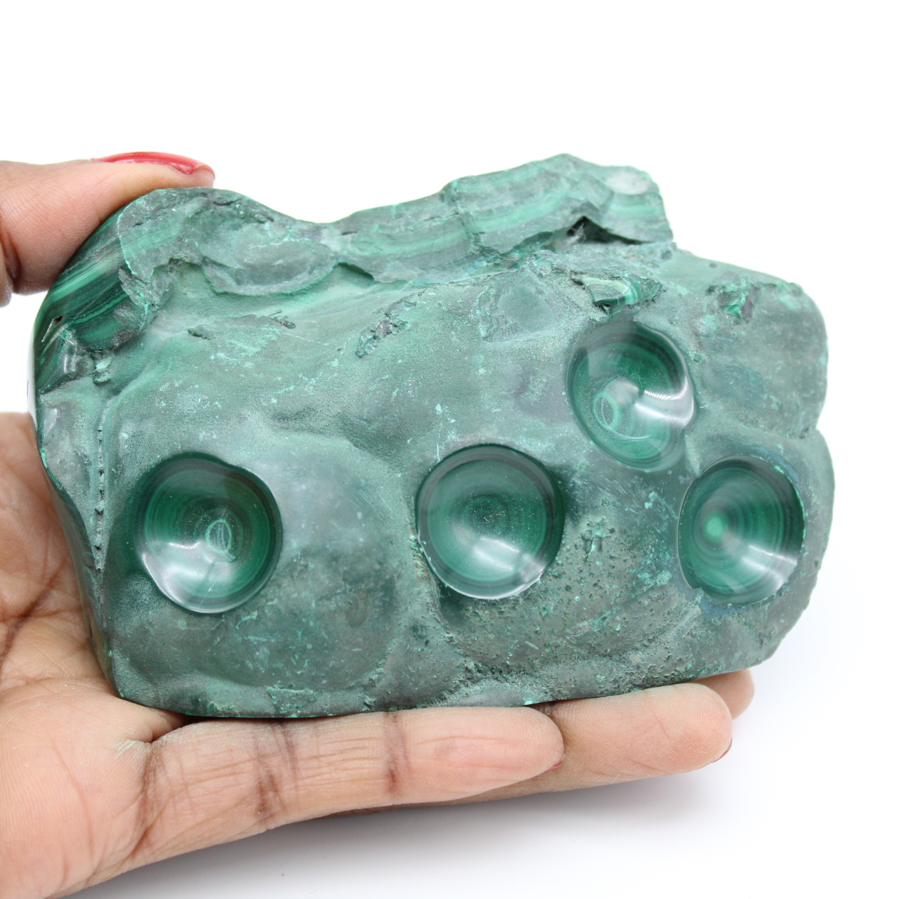Forma libera in malachite