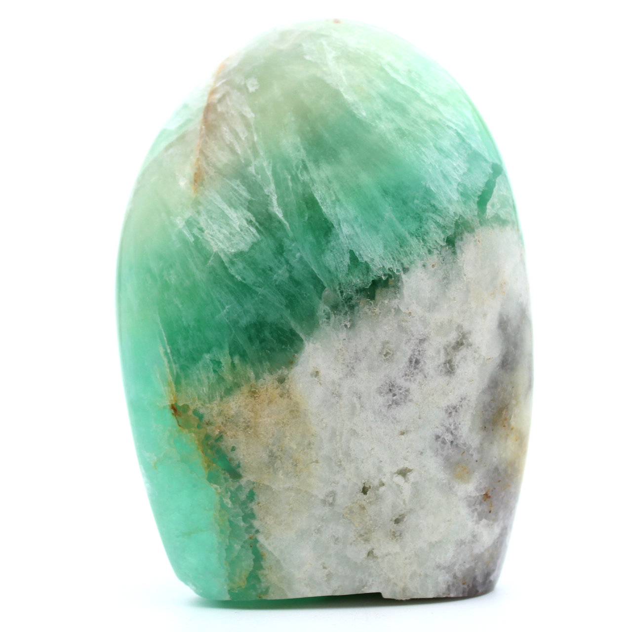 Forma libera di fluorite verde