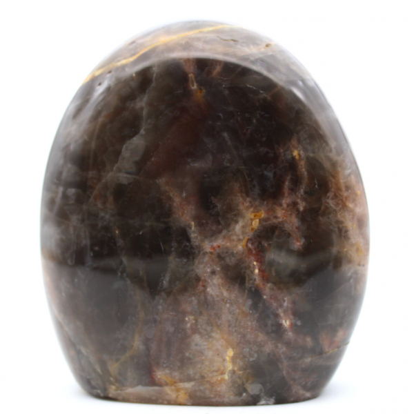 Pietra di luna nera microline naturale da collezione