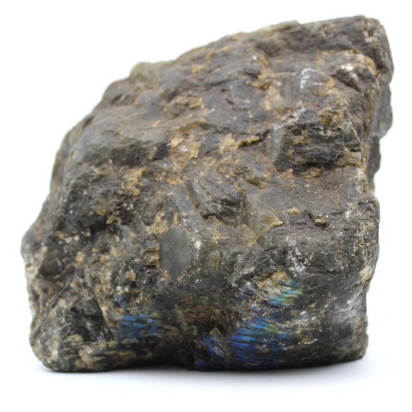 Labradorite forma libera lucidata su un lato