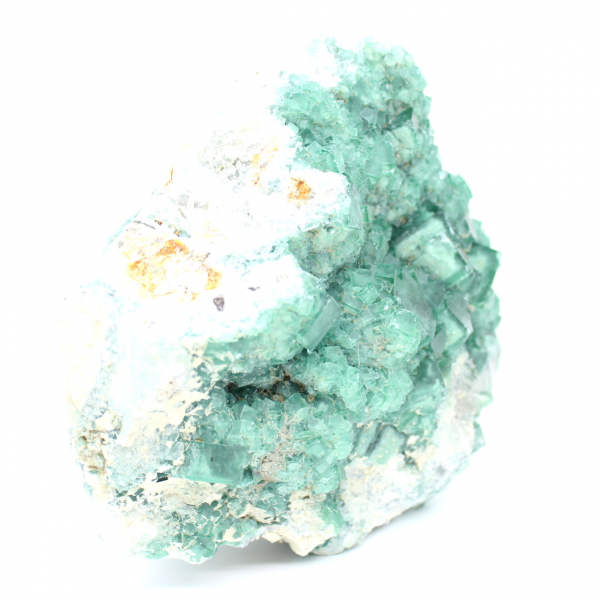 Fluorite cristallizzata in un cubo di quasi 4 chilo
