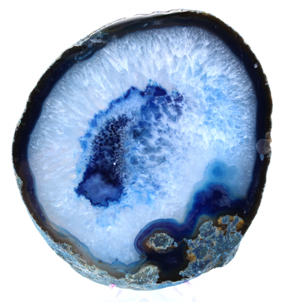 pietra di agata blu dal Brasile