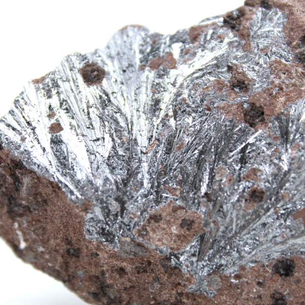 Pirolusite cristallizzata naturale