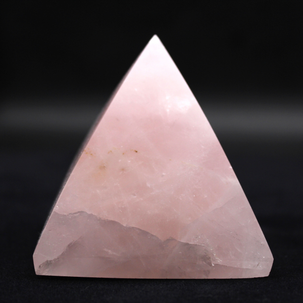 Piramide di quarzo rosa