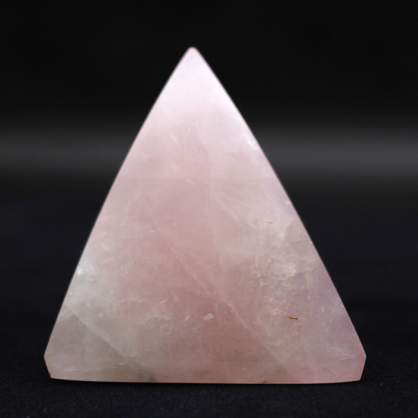 Piramide di quarzo rosa