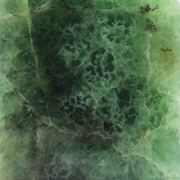 Blocco eptaedro di fluorite verde