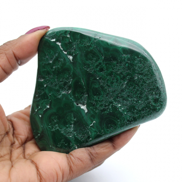 Malachite naturale lucidata