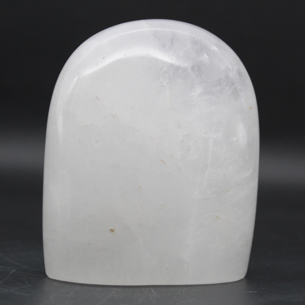 Pietra ornamentale in cristallo di rocca lucido proveniente dal madagascar