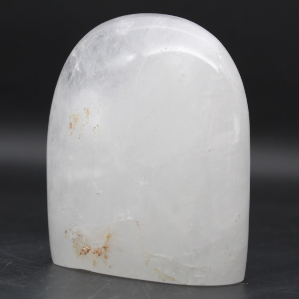 Pietra ornamentale in cristallo di rocca lucido proveniente dal madagascar