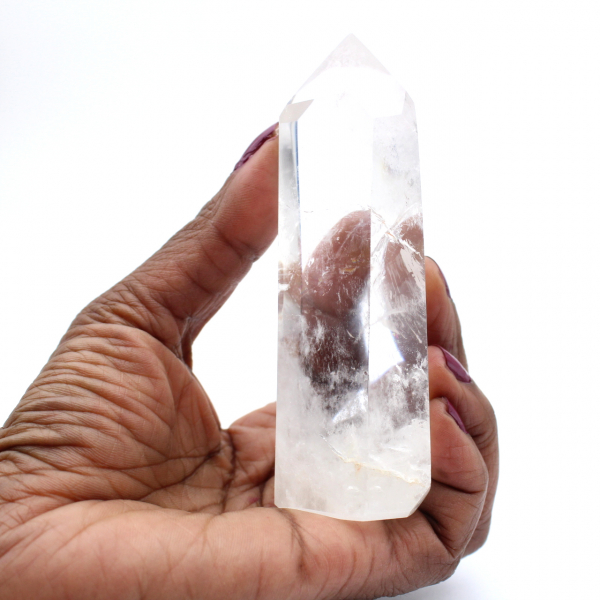 Prisma di cristallo di quarzo del Madagascar