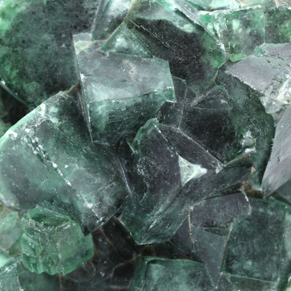 Fluorite naturale cristallizzata in cubo