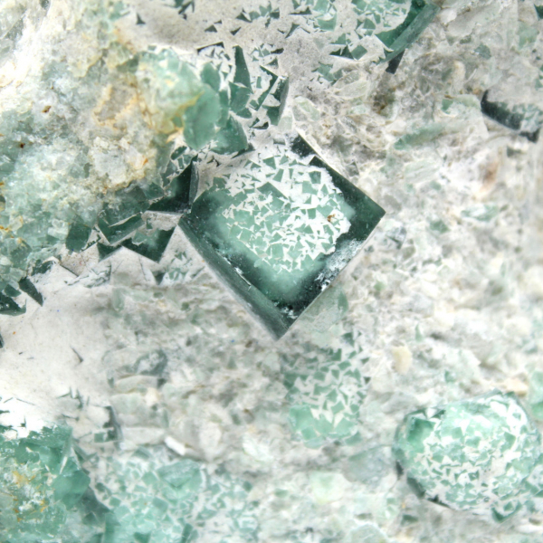 Fluorite verde naturale grezza