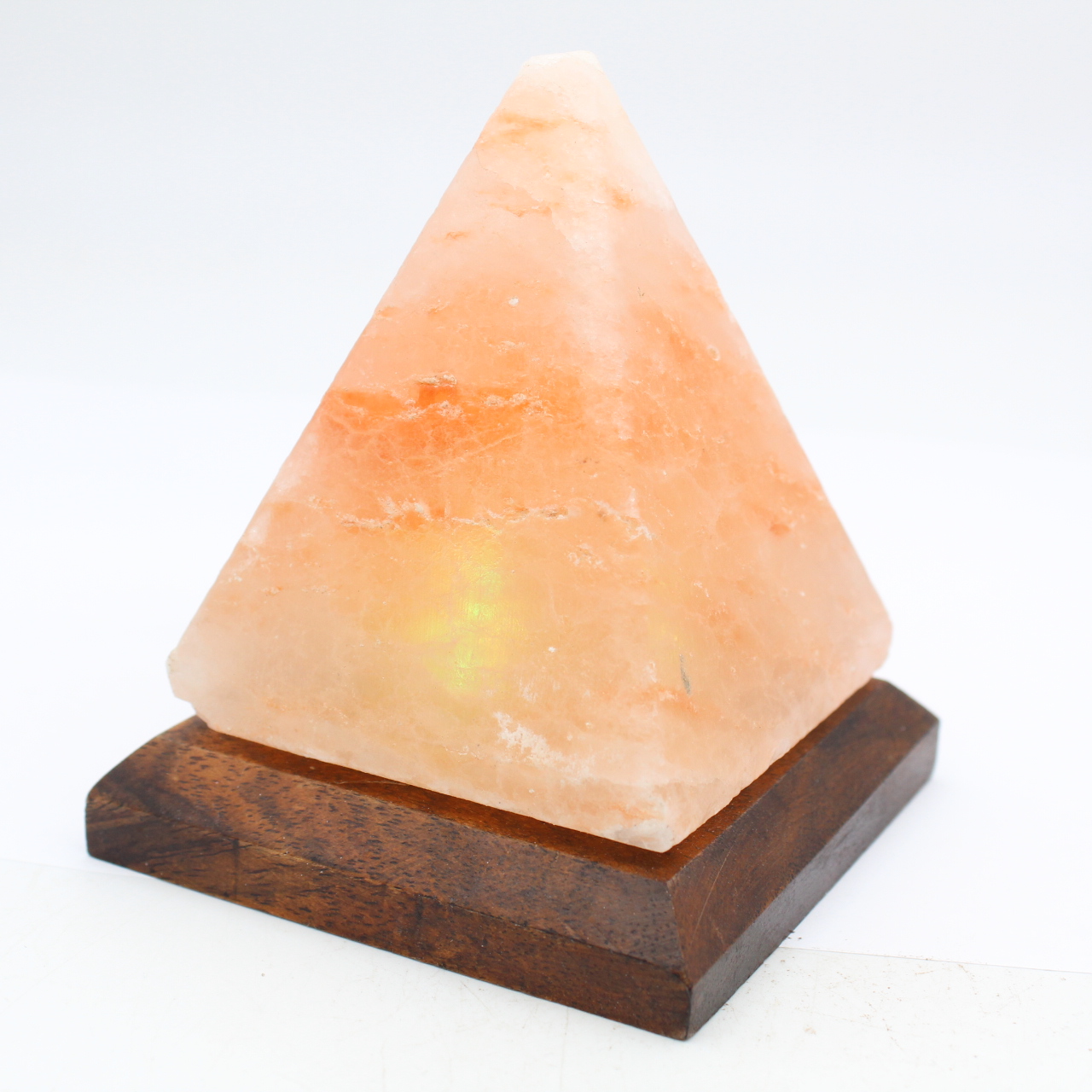 Lampada Piramide di Sale Rosa dell'Himalaya Pakistan 510gr 100mm, 24.9€