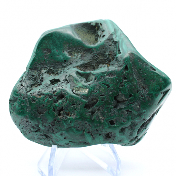 Blocco di malachite naturale