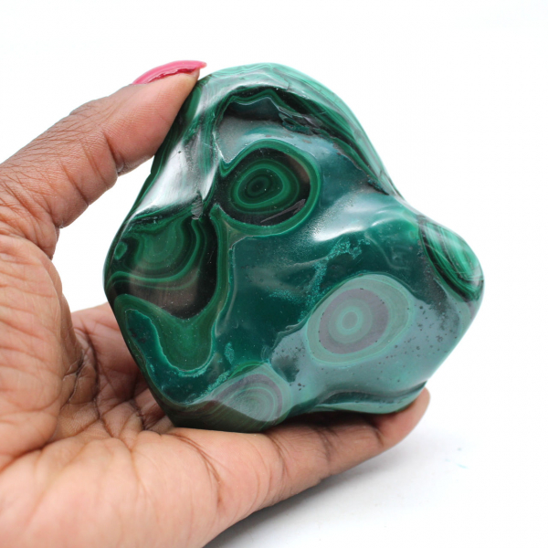 Blocco di malachite naturale