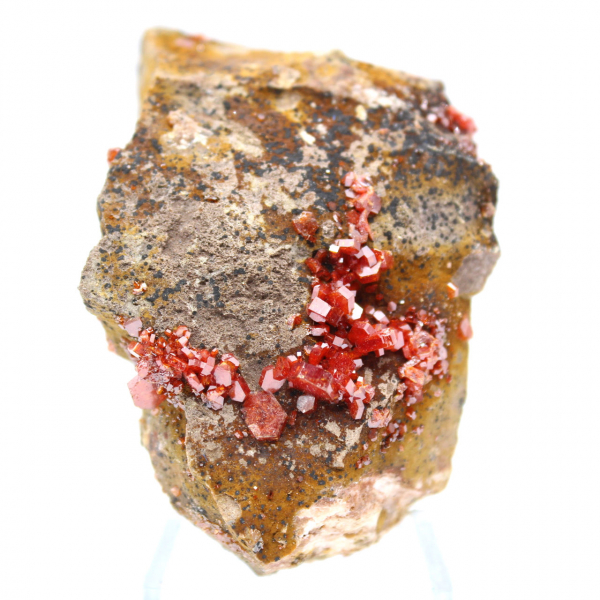 Cristalli di vanadinite sul gange