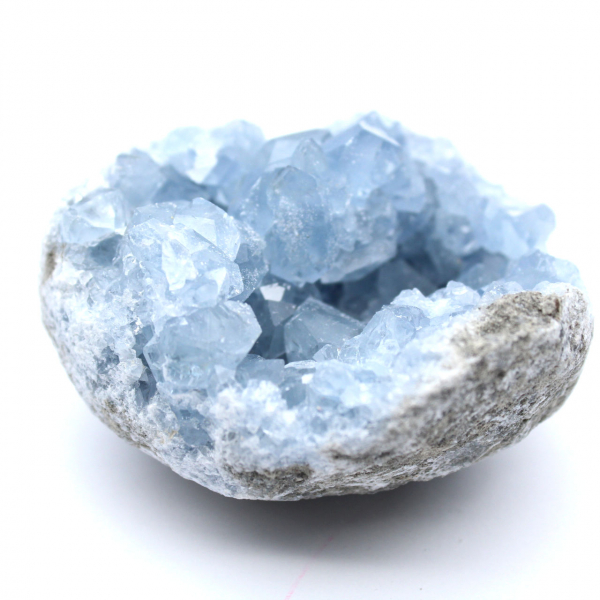 Celestite del Madagascar cristallizzata