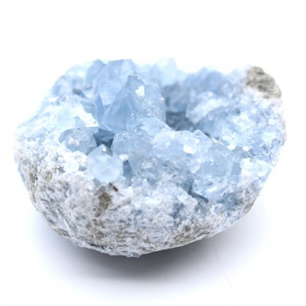 Celestite del Madagascar cristallizzata