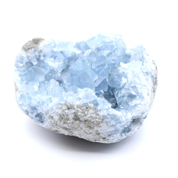 Celestite del Madagascar cristallizzata