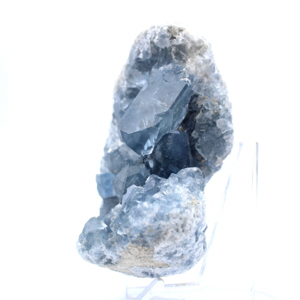 Cristalli grezzi di geode di celestite