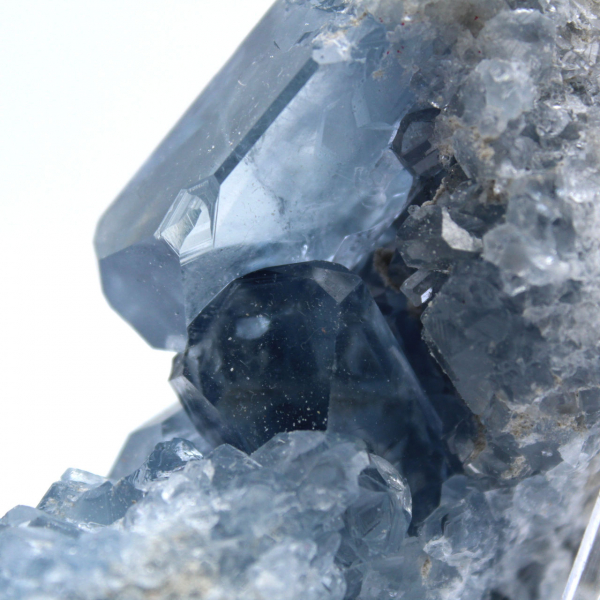 Cristalli grezzi di geode di celestite