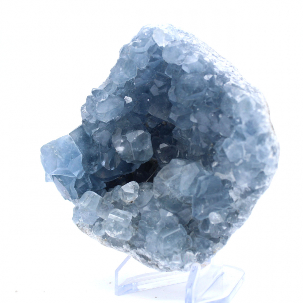 Geode di celestite grezzo