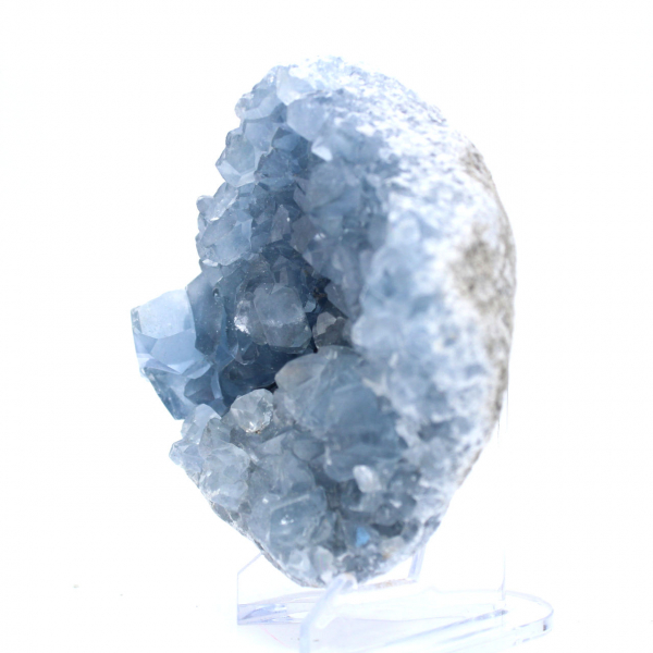 Geode di celestite grezzo