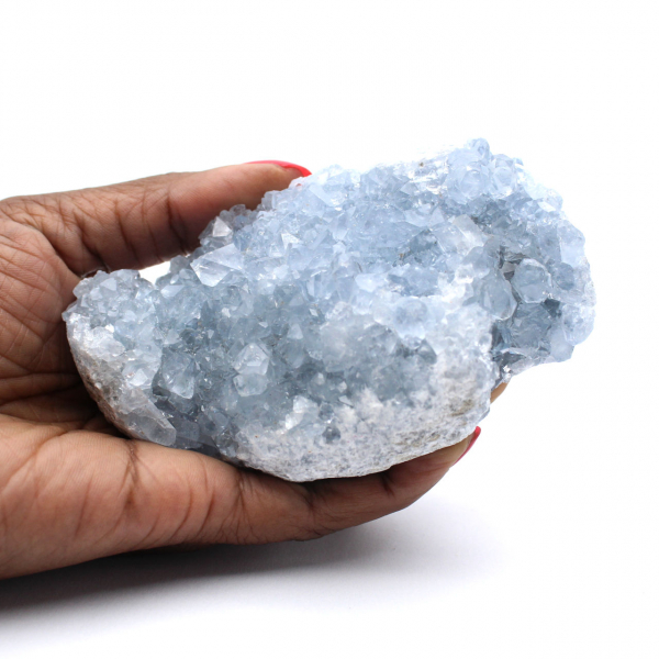 Geode di celestite grezzo