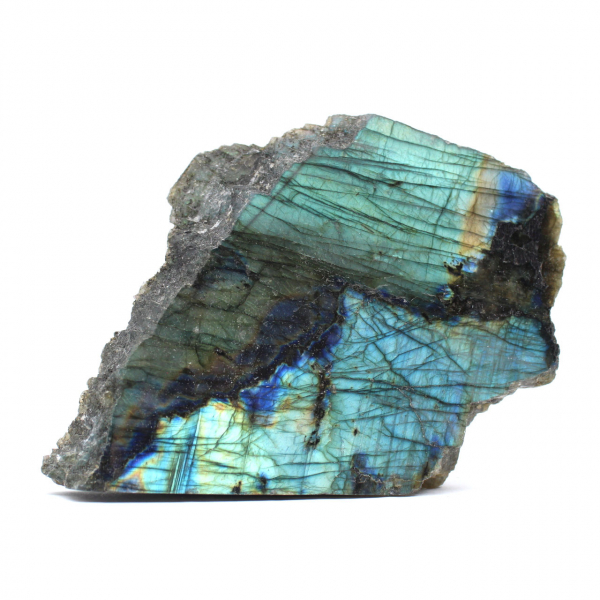 Labradorite ornamentale lucida a una faccia