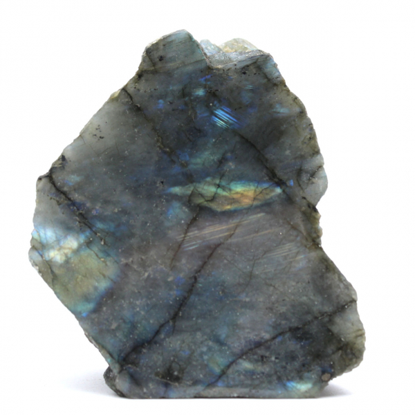 Labradorite lucidata su un lato