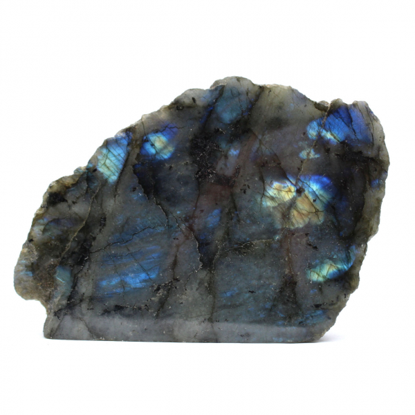 Labradorite ornamentale lucidata su un lato